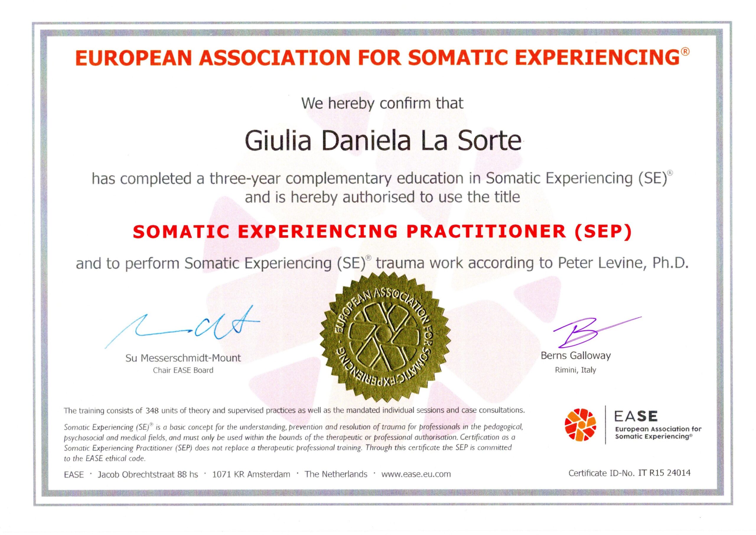 Somatic Experiencing